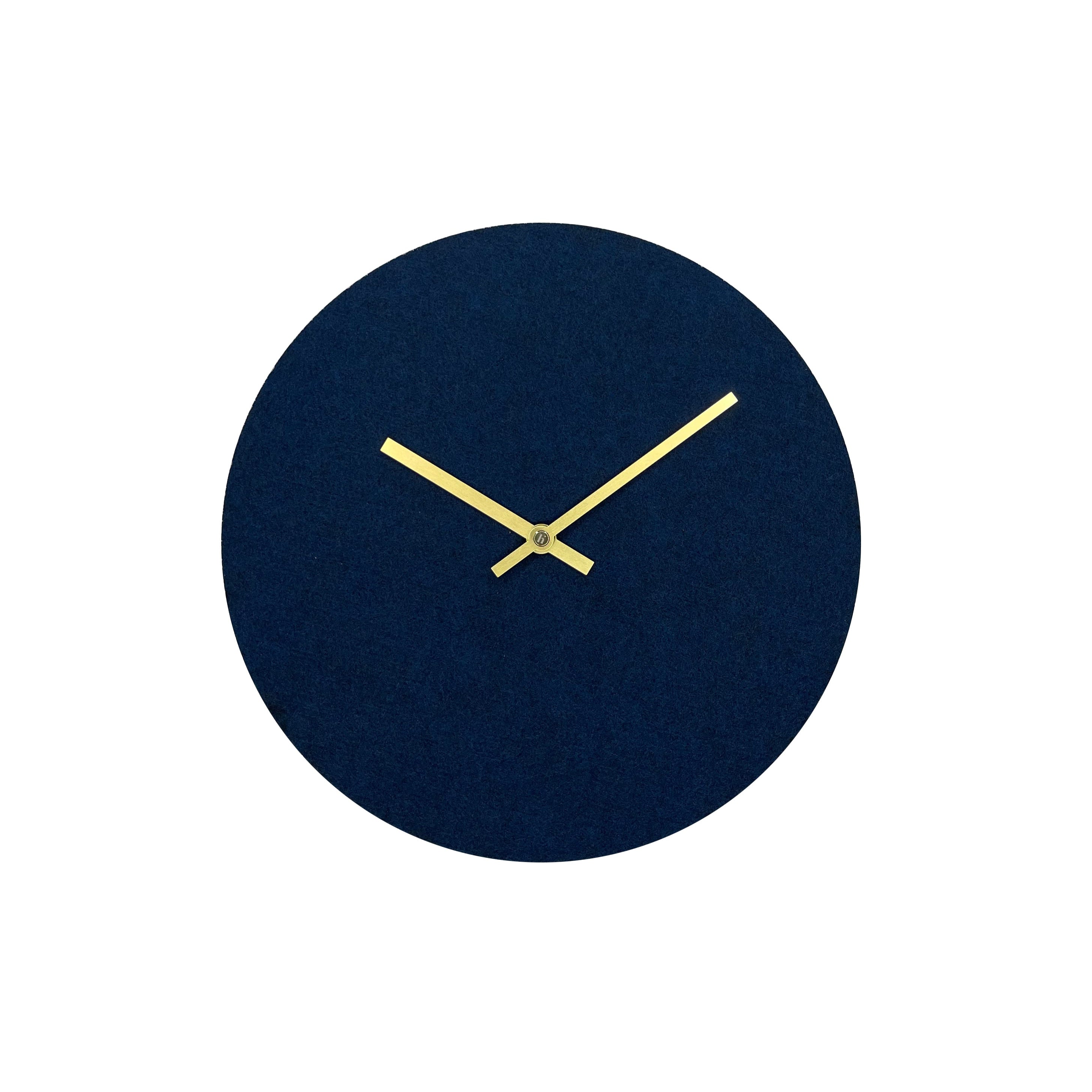 Felt vægur - mørkeblå